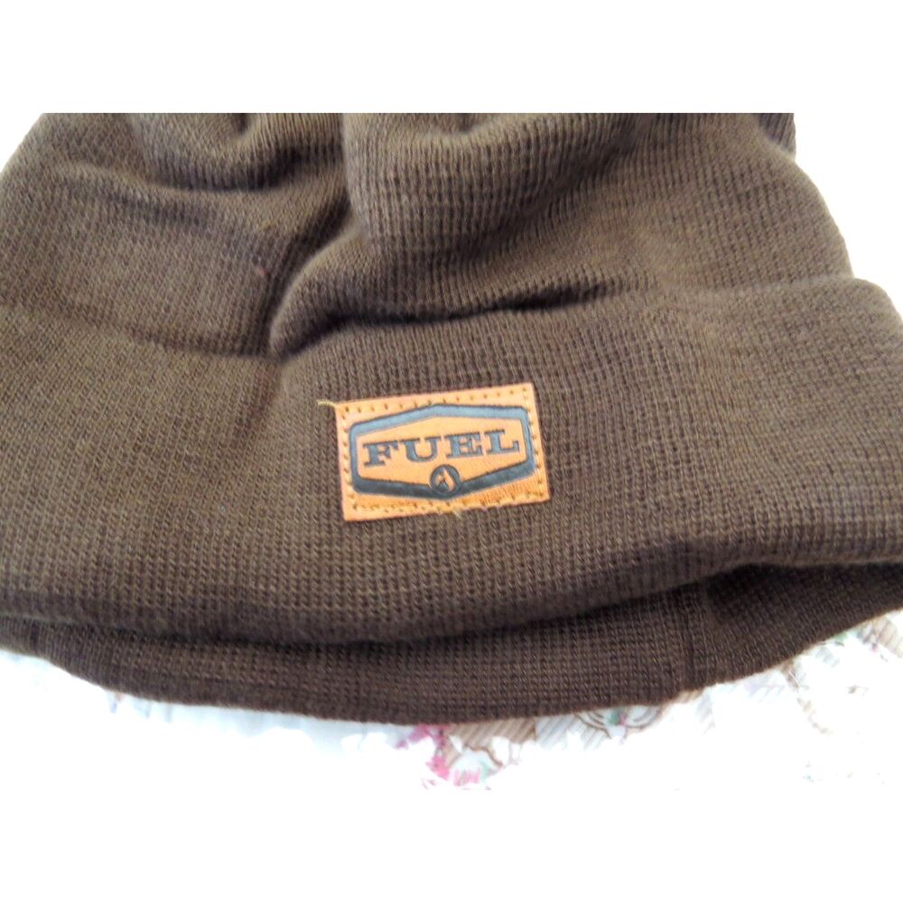 Fuel Motorcycles Dockyard Knit Beanie Brown OS Biker/Gorpcore NIP - Picture 2 of 6